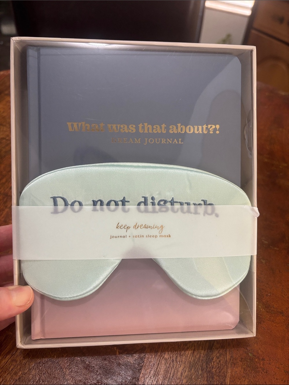 NWT Garven Dream Journal Gift Set with Satin Sleep Mask